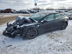 Salvage cars for sale from Copart Davison, MI: 2021 Tesla Model 3