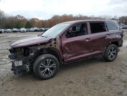 Toyota Highlander salvage cars for sale: 2019 Toyota Highlander LE