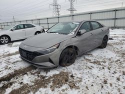 Salvage cars for sale from Copart Elgin, IL: 2021 Hyundai Elantra SEL