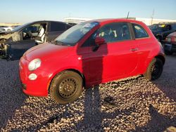 Fiat 500 salvage cars for sale: 2012 Fiat 500 POP