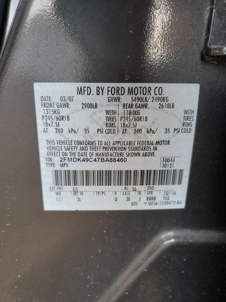 2007 Ford Edge sel Plus
