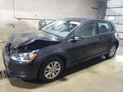 Volkswagen Golf salvage cars for sale: 2017 Volkswagen Golf S