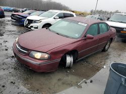 Chevrolet salvage cars for sale: 2002 Chevrolet Impala