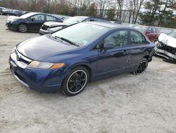 Honda Civic salvage cars for sale: 2007 Honda Civic LX