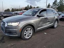 Audi q7 salvage cars for sale: 2017 Audi Q7 Premium Plus