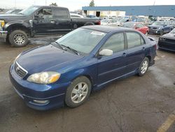 Toyota Corolla salvage cars for sale: 2008 Toyota Corolla CE