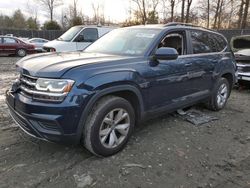 Volkswagen salvage cars for sale: 2020 Volkswagen Atlas S