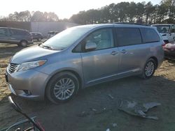 Toyota Sienna xle salvage cars for sale: 2012 Toyota Sienna XLE