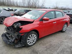 Salvage cars for sale from Copart Leroy, NY: 2017 Nissan Sentra S