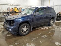 Chevrolet salvage cars for sale: 2008 Chevrolet Trailblazer LS