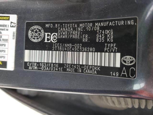 2009 Toyota Corolla Base