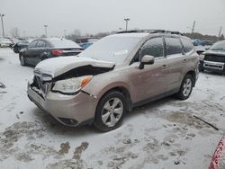 Subaru Forester salvage cars for sale: 2014 Subaru Forester 2.5I Touring