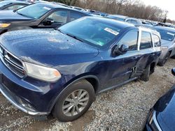 Salvage cars for sale from Copart Glassboro, NJ: 2018 Dodge Durango SXT