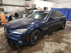 BMW salvage cars for sale: 2012 BMW 750 XI