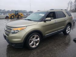 Salvage cars for sale from Copart Dunn, NC: 2013 Ford Explorer Limited