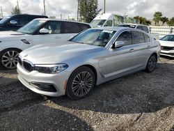 BMW 5 Series salvage cars for sale: 2018 BMW 530E