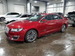 Lincoln mkz salvage cars for sale: 2018 Lincoln MKZ Select