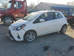 Salvage cars for sale from Copart Wichita, KS: 2018 Toyota Yaris L