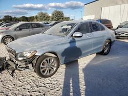 Mercedes-Benz c-Class salvage cars for sale: 2015 Mercedes-Benz C 300 4matic