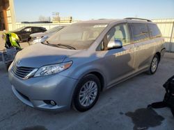 Toyota Sienna xle salvage cars for sale: 2011 Toyota Sienna XLE