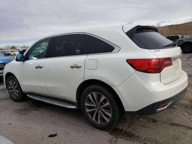 2016 Acura MDX Technology