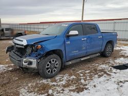 Toyota Tundra Crewmax Limited salvage cars for sale: 2017 Toyota Tundra Crewmax Limited