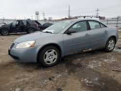 Pontiac salvage cars for sale: 2007 Pontiac G6 Value Leader