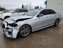 Mercedes-Benz e-Class salvage cars for sale: 2022 Mercedes-Benz E 450 4matic