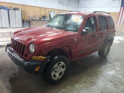 Salvage cars for sale from Copart Kincheloe, MI: 2007 Jeep Liberty Sport