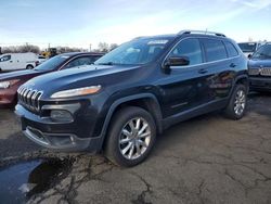 Jeep Grand Cherokee salvage cars for sale: 2015 Jeep Cherokee Limited