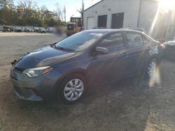 Toyota salvage cars for sale: 2016 Toyota Corolla L