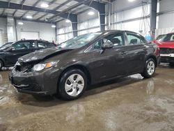 Honda Civic lx salvage cars for sale: 2013 Honda Civic LX