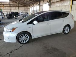 Toyota Prius salvage cars for sale: 2013 Toyota Prius V