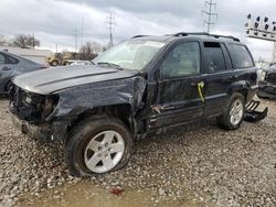 Jeep Grand Cherokee salvage cars for sale: 2001 Jeep Grand Cherokee Limited