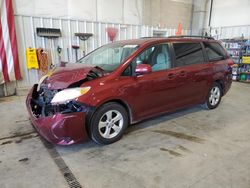 Toyota Sienna le salvage cars for sale: 2011 Toyota Sienna LE