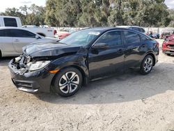 Honda salvage cars for sale: 2017 Honda Civic LX