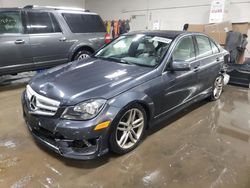 Mercedes-Benz c-Class salvage cars for sale: 2013 Mercedes-Benz C 300 4matic