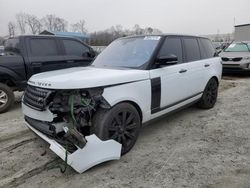 Land Rover salvage cars for sale: 2016 Land Rover Range Rover HSE