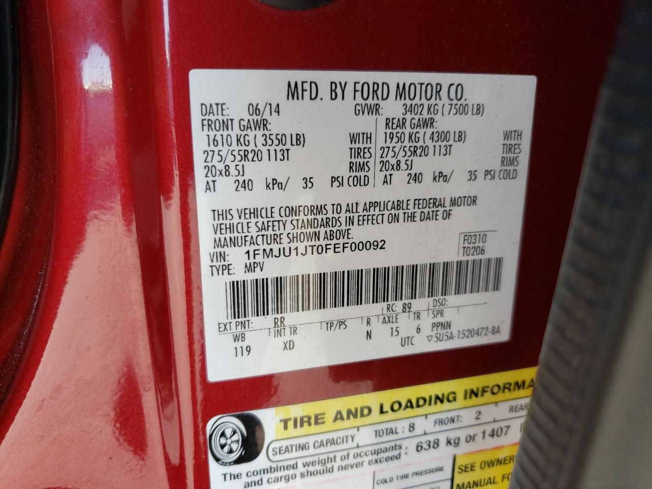 2015 Ford Expedition xlt