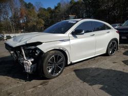 Infiniti salvage cars for sale: 2022 Infiniti QX55 Luxe