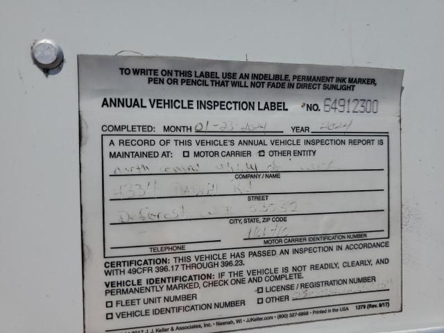 1986 Vanguard DRY Van