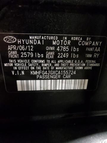 2012 Hyundai Azera GLS