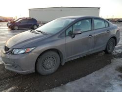 Salvage cars for sale from Copart Rocky View County, AB: 2013 Honda Civic LX