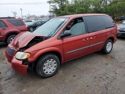 Chrysler salvage cars for sale: 2002 Chrysler Voyager LX