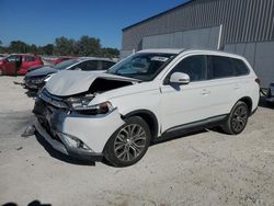 Mitsubishi salvage cars for sale: 2017 Mitsubishi Outlander SE