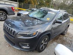 Jeep Grand Cherokee salvage cars for sale: 2020 Jeep Cherokee Limited