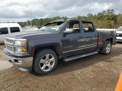 Chevrolet Silverado k1500 lt salvage cars for sale: 2015 Chevrolet Silverado K1500 LT