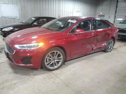 Ford Fusion salvage cars for sale: 2019 Ford Fusion SEL