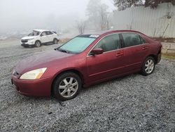 Honda Accord ex salvage cars for sale: 2005 Honda Accord EX