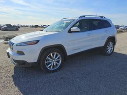 Jeep salvage cars for sale: 2017 Jeep Cherokee Limited